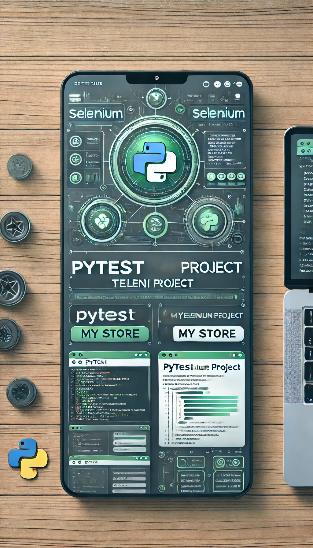 Selenium Pytest my store